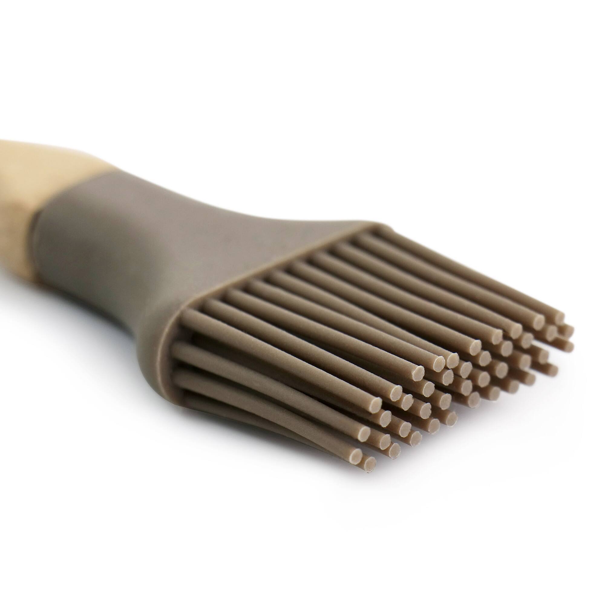 Martha Stewart Taupe Silicone Mini Brush Kitchen Utensil